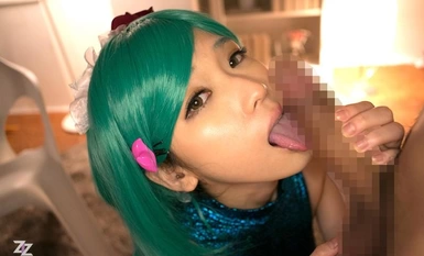 [Mosaic Destruction] ZIZG-031 Ero Cos Hame Getchu - I'll listen to anything Daddy Requests - Sora Shiina