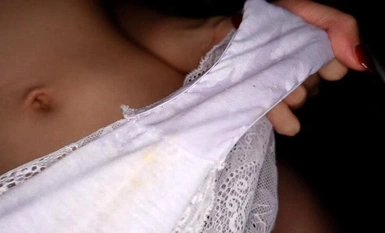PASM-016 Seluar dalam terpakai daripada seorang ayah yang saya temui di tapak pembelian seluar dalam Oto Itsuki