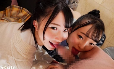 SQTE-539 Mối tình tay ba mà cả hai đều là bạn gái Kana Yura/Rina Masako