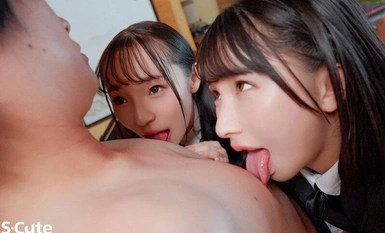 SQTE-539 Mối tình tay ba mà cả hai đều là bạn gái Kana Yura/Rina Masako