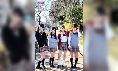 [Mosaic Destruction]HNDS-053 Absolute Schoolgirl Creampie Orgy Special