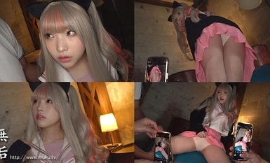 [モザイク破壊]MUKC-058 148cm美少女コスプレイヤーの本性は… 早漏発情ガチ精子中毒変態おま×こ。男たちに囲まれて絶頂アクメ連発、秒でイキまくり、肉ツボ輪●不可避。
