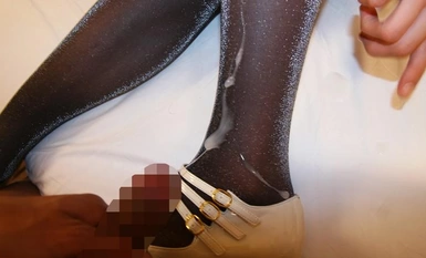 [モザイク破壊]HARU-006 むっちりパンスト美脚にザーメン汁をぶっかける