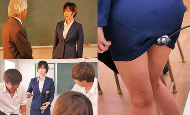 [모자이크 파괴] AVSA-306 성욕처리 육변기 교실 갱생을 위한 음란 수업으로 남자의 정액을 뿌려대며 스스로도 육봉을 유도하는 야한 미모의 여교사 기미시마 미오