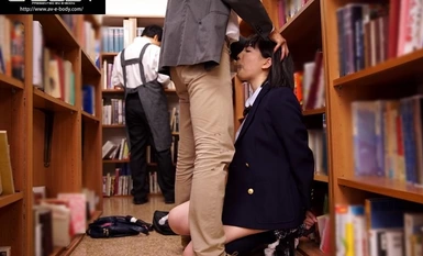 【馬賽克破壞】EBOD-565 懷孕的圖書館性騷擾 無法拒絕、無法發出聲音的樸素巨乳女學生鈴木小春被射入陰道。