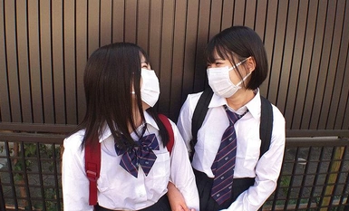 SKMJ-495 オジサンの事を見下している生意気な塩対応P活少女達を理解らせWレ×プ デカチン制裁された二人組×2 Part3