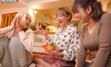 HUBLK-008 Dirty Gas Splash in a Room - Three Cute Big-Breasted Sisters-in-Law Suddenly Formed, Locked in a Room Filled with Dirty Gas, and in a Strong Rut