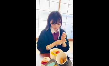 326FCT-091 Khuôn mặt thần tượng không thể cưỡng lại với mojaman như rong đá! ! Hẹn hò cosplay đồng phục với thiên thần lông lá [China-chan (20)] → Cảnh quan hệ tình dục mãnh liệt với 2 chiếc bánh kem liên tiếp tại một quán trọ