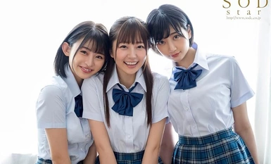 [Mosaic Destruction] STARS-308 Trio gadis paling cantik di sekolah itu mendengar bahawa guru pelatih mempunyai batang besar dan mengadakan harem pacaran 4P di seluruh sekolah.