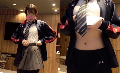 [马赛克破坏] 383NMCH-062 P Life [个人拍摄] 与制服女郎发生性关系换取零花钱的泄露视频。只有喜欢年轻女孩的人才会买。