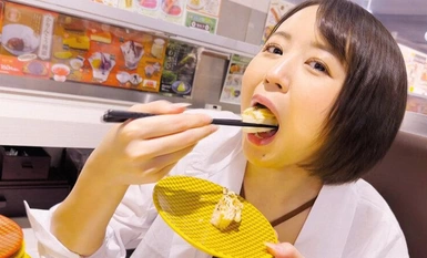COGM-070 【実証】めちゃ華奢めちゃかわいい大食いYOU●UBERは、性欲も底なし沼