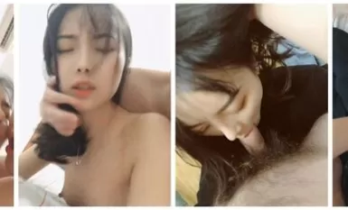 Nag-leak ang isang napakagandang beauty na pribadong video sa sex Lumuhod siya at dinilaan ang kanyang malalim na lalamunan .