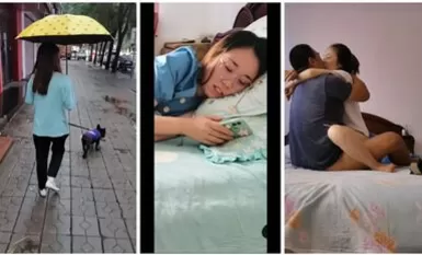 大飞哥媳妇出差在家爆草零零后小护士（经常在小区马路遛狗认识）对白精彩