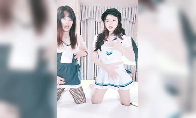 Three mature women on the same stage @ peach color full scale welfare show (21)