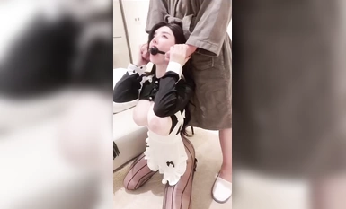 極品肥臀巨乳嫩模【潘嬌嬌】女僕和主人之調教+超魅全身裸舞