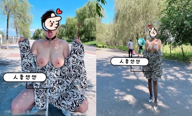 萬人求檔極品人妻，推特超頂身材巨乳反差婊【想想】最新訂購私拍，戶外露出調教野戰非常騷，母狗屬性拉滿 (6)