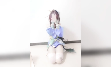 Twitter The ultimate contrast loli Xiaoling-chan (Nai-chan) self-touching and inserting the BB into her vagina with three super pink and tender BBs 01X.LJ (2)
