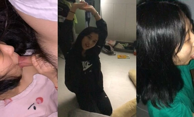 屌絲女神有錢人小母狗！顏值在線清高拜金露臉美女大學生被金主包養，日常各種不雅性愛自拍流出 (1)