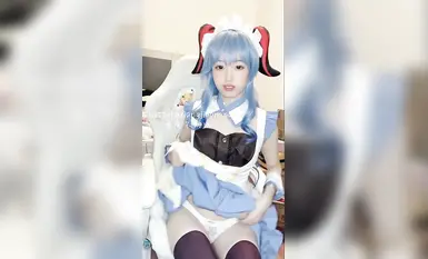 Ang pinakamahusay na maliit na humanoid asong babae! Ang mukha na ipinakita sa Twitter ay matamis at dalisay, ang post-00 welfare girl [Banana Bu Na Na] pinakabagong VIP subscription, ang mukha ay nasa parehong frame ng lahat ng uri ng crape myrtle (3)