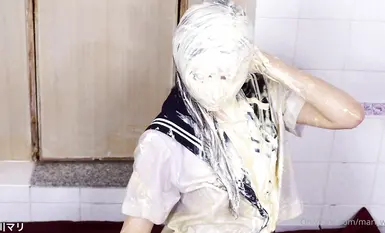 【輕度獵奇】高顏值日本氣質素人少婦「mari wam」OF露臉私拍 反差美人妻沉淪精液地獄【第八彈】 (13)