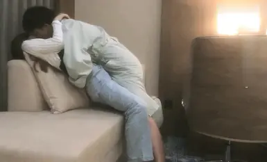 PUA rapes the lady and pretends to resist and cums without condom