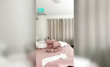 Bigo's top internet celebrity goddess [Little Doll Cat] goes into the sea and has sex without a condom and cums inside (13)