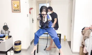【歡樂谷】劇情演繹：校花的噩夢 捂暈捆綁炮擊插無毛小穴口爆