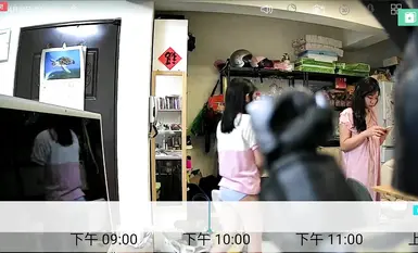 2024-04-30_Pemantauan rumah Taipei_[Pakaian dalam terdedah sedikit]_Bangun dan berpakaian_Punggung atas kakak terdedah