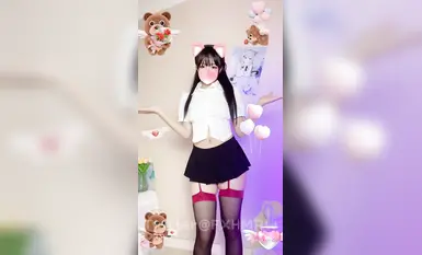 최신 9 월 복지 청소년 무적 트위터 톱 달콤하고 짭짤한 긴 다리 여신 [Xiaoxianyun]은 월간 지불 그룹 독점, 최고 COSER Douyin 스타일 여장 Ziwei로 전환, 긴 비디오 누드 댄스 (3)