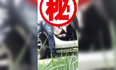 Temu janji eksklusif dengan tuan terbaik "Tangerine Sir-S" Lokasi: Tempat letak kereta Syarikat Wanita Berkahwin, Acara: Bertutup mata dan diikat, orgasme paksa dengan pintu kereta terbuka (1)