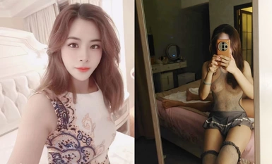 露臉眼鏡御姐 晉江萬達【曉曉】全套高級會所莞式服務 給客人各種項目自拍 (3)