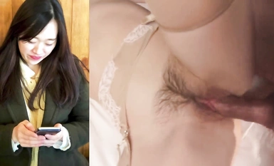 Yi Yuna POV 精液射在毛茸茸的阴户上