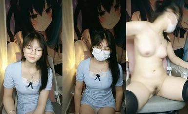 清純粉嫩眼鏡娘@酒窩小妹 尺度福利秀 (15)