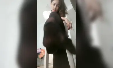 A collection of good-looking silk-footed lady@豆满月 insulting and extracting her essence (4)