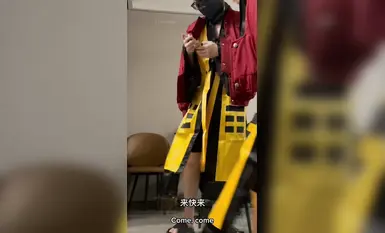 極品顏值反差少女【創可貼貼】✅萬聖節可愛小僵屍被道士爸爸爆操，屌撐滿潤滑濕暖蜜穴 美妙後入Q彈蜜桃臀