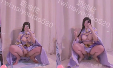 奶油桃 – 新作 Cos元神 福利姬私拍 (2)