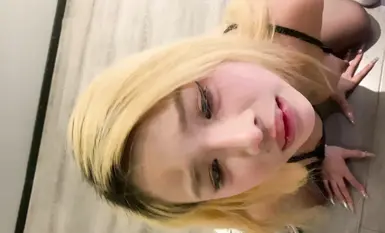 #Blowjob궁극의 대비 금발 혀를 박은 작은 암캐, 금융 소유자에게 다양한 훈련과 깊은 목구멍 구강 성교를 제공하고 정말 핥기에 능숙함(2)