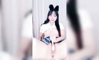 元氣清純顏主播@水槍噴 尺度福利秀 (1)