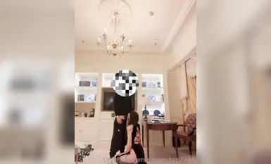 #海綿寶寶 絕美顏值九頭身絲襪高跟美腿名媛網黃主人的玩具 大尺度性愛私拍 (10)