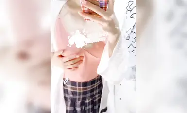 Welfare Ji Sakura Taniko's pink clothes jk squirts