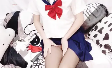 สวัสดิการ Ji Sakura Taniko ถุงน่องสีดำ JK น้ำพุ่ง