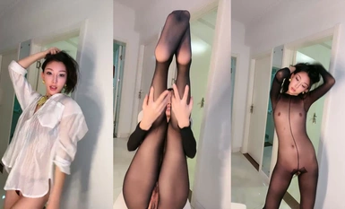 【小平兒】極品美女主播黑絲激情裸舞 (2)