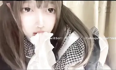 【美脚でロリータスタイルの柔らかい女の子】、キュートなツインテール、顔を出す小さな美女【空腹で失神しそう】Twitter特典、オナニー、オーラルセックスと足コキ、セックス、属性がいっぱいの小さなビッチ (4)