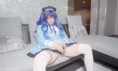 Fantia【CosplayBunBun】「精子気持ちいぃ」先生のパンツ嗅ぎながら妄想オ◯ニー♡イチャラブ精子満たされ絶頂SEX♡♡ (2)