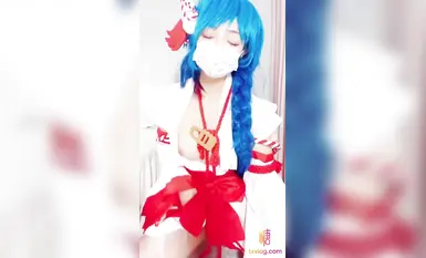 Pure contrast little bitch Twitter loli 『Han Miao』-Da Qiao Ise Miko
