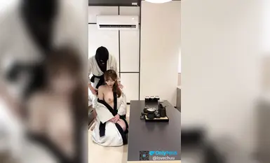 Kebajikan utama BJ Korea yang sangat cantik Ji kecantikan besar 츄츄 bilik teh lovechuu