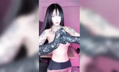 [중핵폭탄] 틱톡 여신 지우티아오난우 최신 새해인사 복지 음란어 교육 (4)