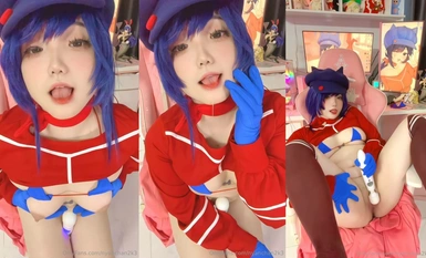 【2025年1月新品】娃娃臉，肉感福利姬【Nyanchan】新年作，淫紋肛塞，自慰潮噴，旗袍啪啪，臉穴同框（3）