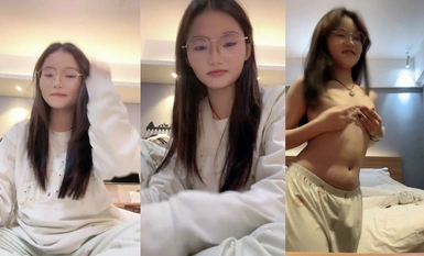 【困困兔】王炸_超級反差_悶騷眼鏡女學生_宿舍大秀掰穴自慰_酒店約趴兩場_插脖狂干_狂擼 (7)