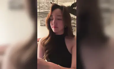 【韓国企業スチュワーデスが海に行った流出】175の美乳スーパーモデル体型、タイトな服を着せられ全裸でオナニーを強要される